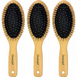 Donegal Nature Gift Metal Pins Hair Brush No 9060