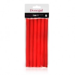 Donegal Hair Rollers Ribbon Twist 1.3x18cm (6 Τεμάχια)