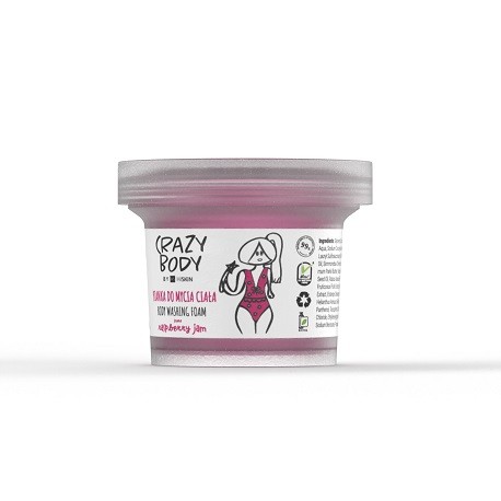 HiSkin Crazy Body Body Washing Foam "Raspberry Jam" 200ml