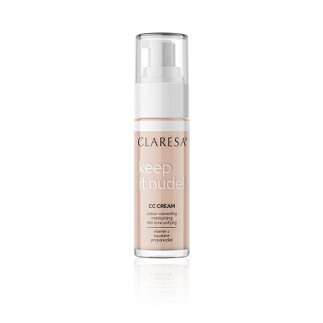 Claresa KEEP IT NUDE! CC Cream Moisturizing Foundation No 103 Cool Medium (33g)