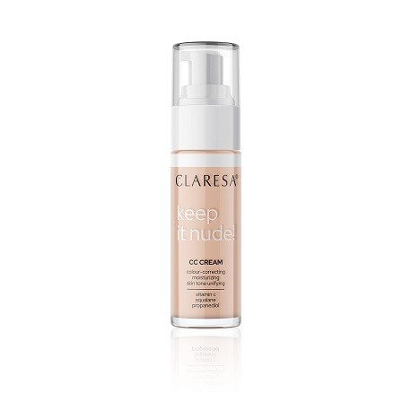 Claresa KEEP IT NUDE! CC Cream Moisturizing Foundation No 104 Nude (33g)