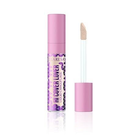 Claresa HI COVER LOVER High Coverage Liquid Camouflage Concealer No 21 Lightest (8g)