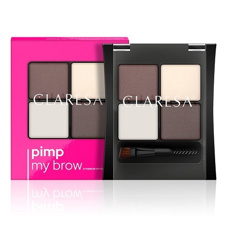 Claresa PIMP MY BROW Eyebrow Styling Set No 02 Deep Brown (4g)
