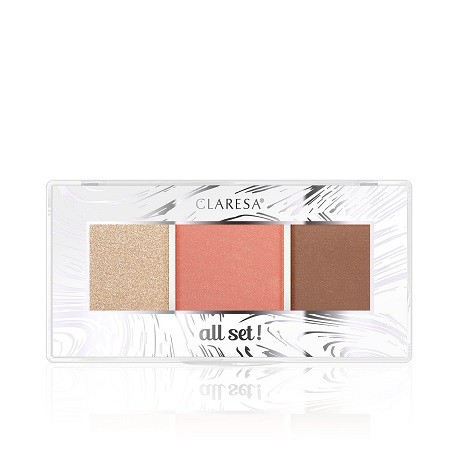 Claresa ALL SET! Face Contour Palette No 02 All Warm (12g)