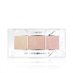 Claresa TOO GLAM TO GIVE A DAMN Highlighter Palette No 12 Golden Glow (12.5g)