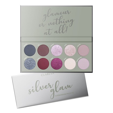 Claresa SILVER GLAM Eyeshadow Palette (12g)