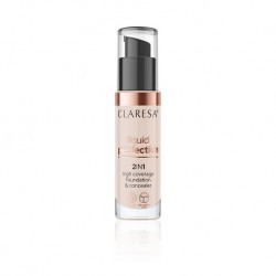 Claresa LIQUID PERFECTION 2 In 1 High Coverage Foundation & Concealer No 103 Cool Medium (34g)