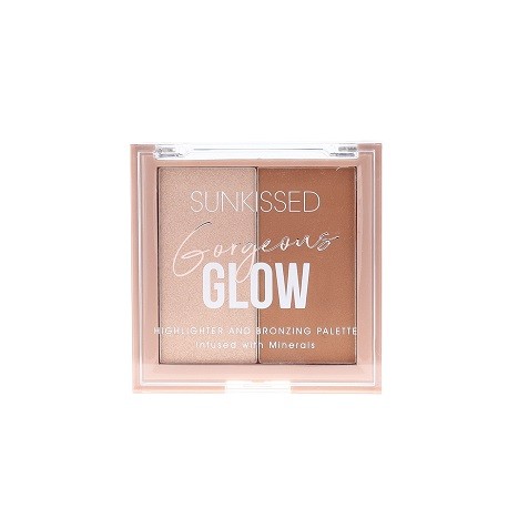 Sunkissed Gorgeous Glow Highligher And Bronzer Palette (10g)