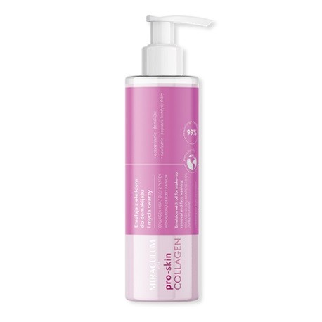 Miraculum Collagen pro-skin Emulsion With Oil For Make-up Removal & Face Washing 200ml