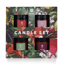 HiSkin Home Σετ Αρωματικών Κεριών 4 Τεμαχίων 400g