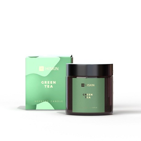 HiSkin Home Αρωματικό Κερί ΠΡΑΣΙΝΟ ΤΣΑΙ 100g