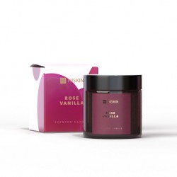 HiSkin Home Αρωματικό Κερί ΡΟΖ ΒΑΝΙΛΙΑ 100g