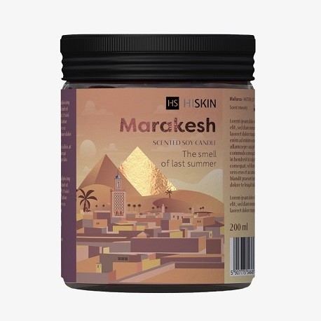HiSkin Home Bon Voyage MARAKESH Scented Soy Candle 200g