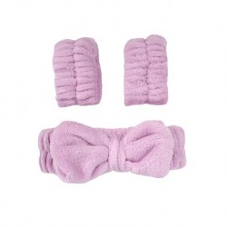 Donegal Soft Headband & Wristband Skincare Set (3pcs) (6058)