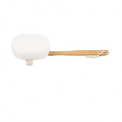 Donegal Round Bath Sponge with Wooden Handle (6036)