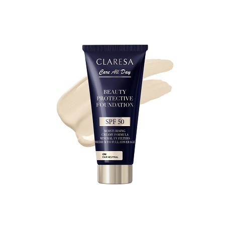 Claresa “Beauty Protective Foundation" SPF50 – Fair Neutral 0N (30ml)