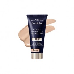 Claresa “Beauty Protective Foundation" SPF50 – Light Warm 1W (30ml)