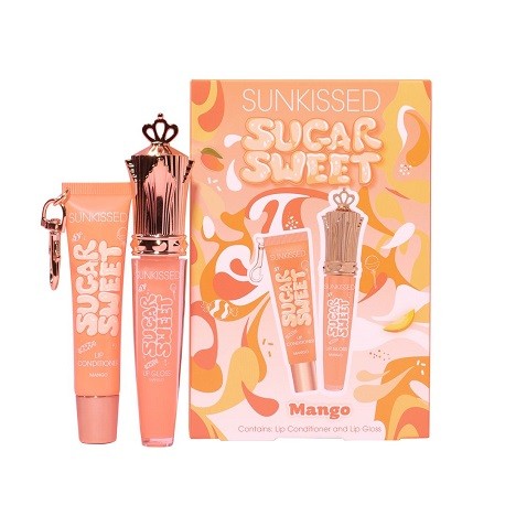 Sunkissed Sugar Sweet Lip Duo Mango Lip Gloss & Lip Conditioner Set