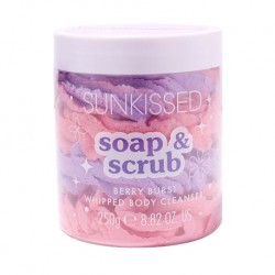 Sunkissed Soap & Scrub Whipped Body Cleanser Berry Burst 250g