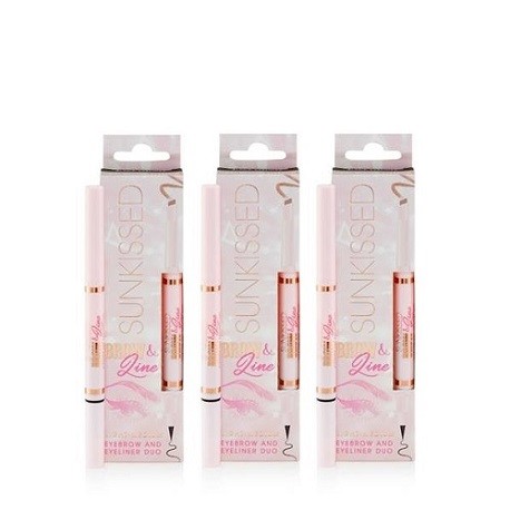Sunkissed Brow & Line Eyebrow And Eyeliner Duo Light/Medium