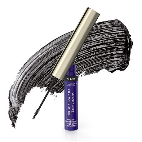 CLARESA Brow Mascara Brow Creator 03 Black (6g) Brow Styling & Fixing Gel