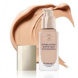 CLARESA Care All Day Everlasting Matte Skin Foundation 06 Natural Tan (32ml) 24H Full Coverage & Care