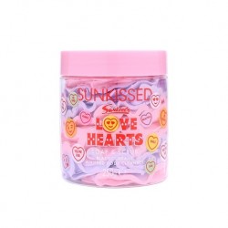Sunkissed x Love Hearts Blackcurrant Soap & Scrub Whipped Body Cleanser 250g