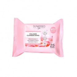 Sunkissed Skin Collagen Cleansing Wipes Face & Body Makeup Remover (25pcs)