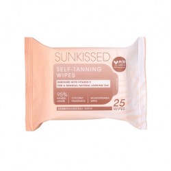 Sunkissed Self-Tanning Wipes Face & Body (25 Pcs)
