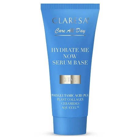 CLARESA Care All Day Hydrate Me Now 2 in 1 Serum Base 30ml Deep Hydration & Makeup Grip