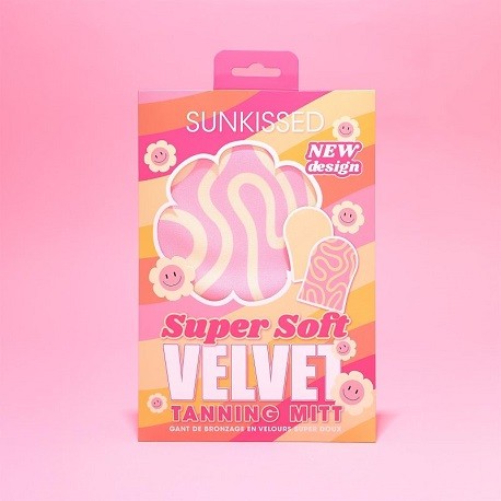 Sunkissed Super Soft Velvet Single Sided Tanning Mitt