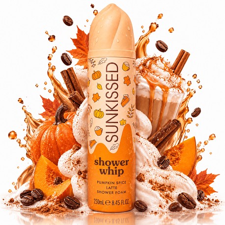 Sunkissed Pumpkin Spice Latte Shower Whip Shower Foam 250ml