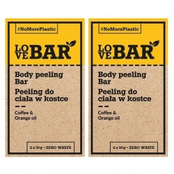 LOVEBAR Body Peeling Bar Coffee & Orange Oil (2 x 30g)