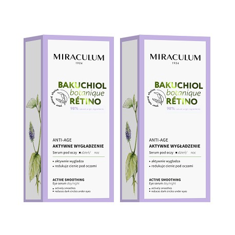 Miraculum Bakuchiol Anti-Age Active Smoothing Eye Serum (Day/Night) 20ml