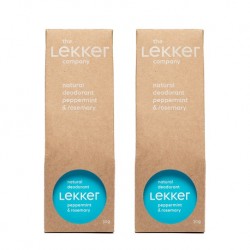 The Lekker Company Natural Deodorant PEPPERMINT & ROSEMARY 30ml
