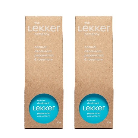 The Lekker Company Natural Deodorant PEPPERMINT & ROSEMARY 30ml
