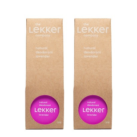 The Lekker Company Natural Deodorant LAVENDER 30ml